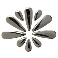 Mosaiksteinen Tropfen Silber