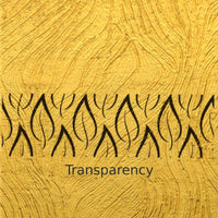 Glass Plate Pale Amber Ripple