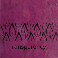 Glasplatte Pflaume Gehämmert