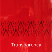 Glasplaat Scharlaken