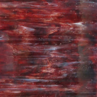 Glass Plate Oxblood Red