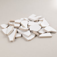 Keramik Mosaik Puzzle Weiß