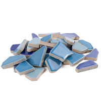 Keramik Mosaik Puzzle Weiß