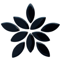 Bloemblaadjes 25mm Zwart