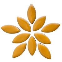 Mosaiksteinen Elipsenform 25mm Curry