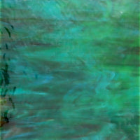 Glasplaat Aquamarijn