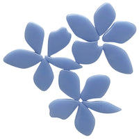 Verre Mosaique - glass mosaic -Glasmosaik-glasmozaïek-Bloemblaadjes Glas Lichtblauw - mosaicshop