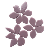 Verre Mosaique - glass mosaic -Glasmosaik-glasmozaïek-Bloemblaadjes Glas Lila - mosaicshop