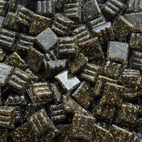 Verre Mosaique - glass mosaic -Glasmosaik-glasmozaïek-Glasmozaiek 10mm Aardebruin - mosaicshop