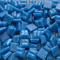 Verre Mosaique - glass mosaic -Glasmosaik-glasmozaïek-Glasmozaiek 10mm Donkerturkoois - mosaicshop