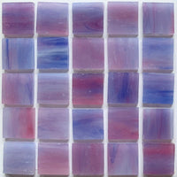 Verre Mosaique - glass mosaic -Glasmosaik-glasmozaïek-Glasmozaiek Tiffany Glacier 20mm Besblauw - mosaicshop