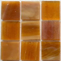 Verre Mosaique - glass mosaic -Glasmosaik-glasmozaïek-Glasmozaiek Tiffany Glacier 20mm Butterscotch - mosaicshop