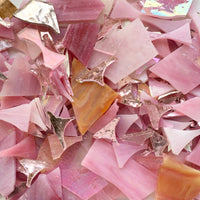 Verre Mosaique - glass mosaic -Glasmosaik-glasmozaïek-Glasscherven Glasscherven Rozemix - mosaicshop