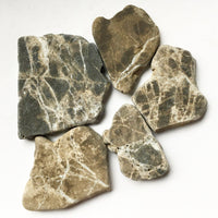 Verre Mosaique - glass mosaic -Glasmosaik-glasmozaïek-Marmer Polygoon Emperador - mosaicshop