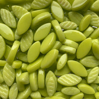 Verre Mosaique - glass mosaic -Glasmosaik-glasmozaïek-Ottoman Bloemblaadjes Groengeel - mosaicshop