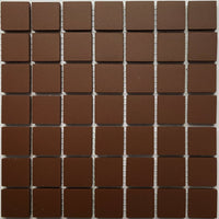 Verre Mosaique - glass mosaic -Glasmosaik-glasmozaïek-Winckelmans 20mm Brun - mosaicshop