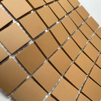 Verre Mosaique - glass mosaic -Glasmosaik-glasmozaïek-Winckelmans 20mm Caramel - mosaicshop