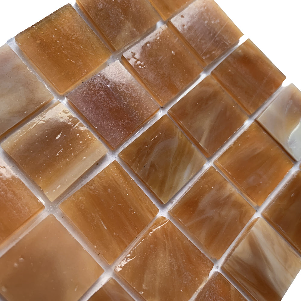 Glasmozaiek Tiffany Glacier 20mm Butterscotch