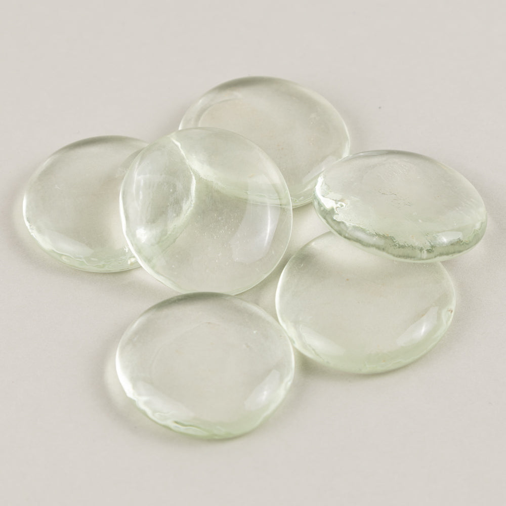Glasdruppels XL 30-36mm Kristal