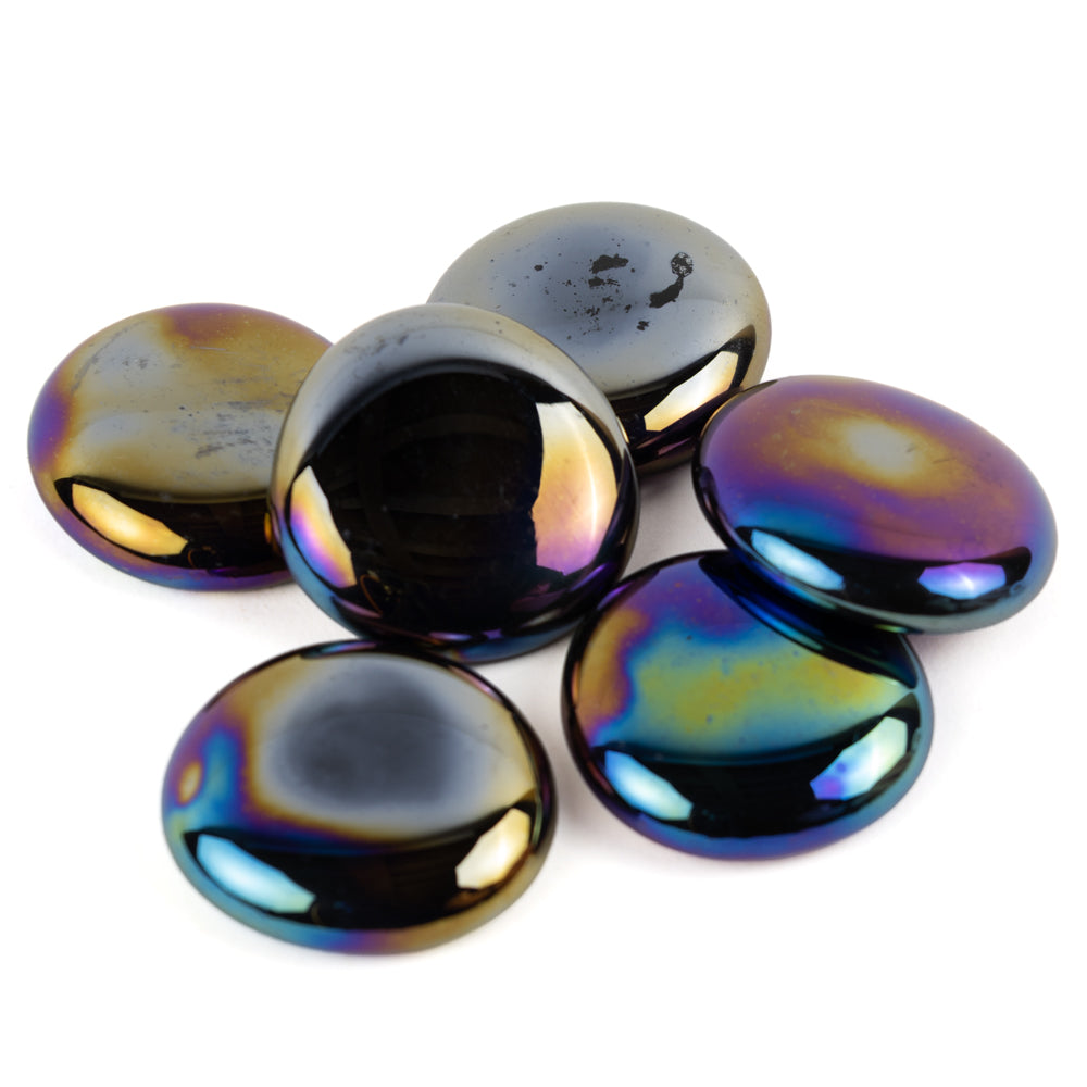 Glasdruppels XL 30-36mm Opaalzwart