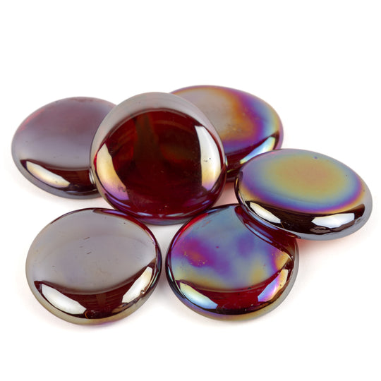 Glass Nuggets XL 30-36mm  Red Diamond