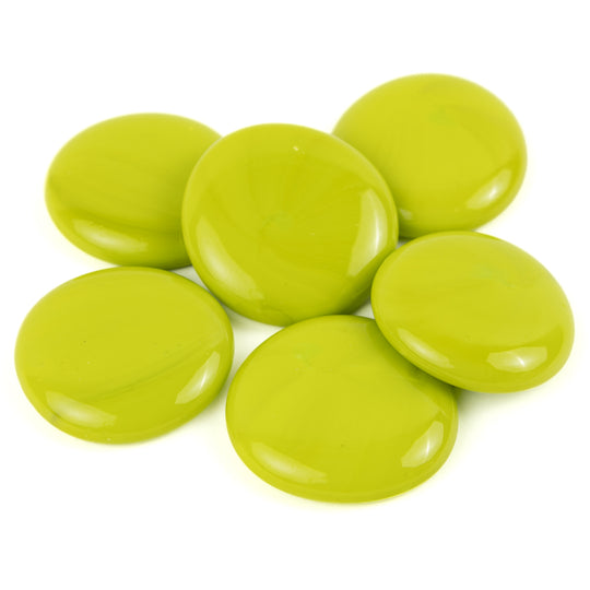 Glasdruppels XL  30-36mm Kiwi
