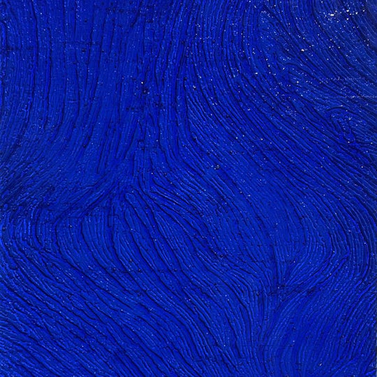 Glass Plate Cobalt Ripple