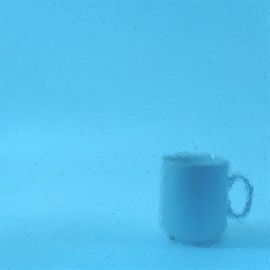 Glass Plate Aqua Transparent