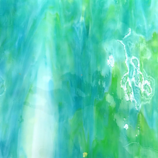 Glasplaat Zeegroen Gemarmerd