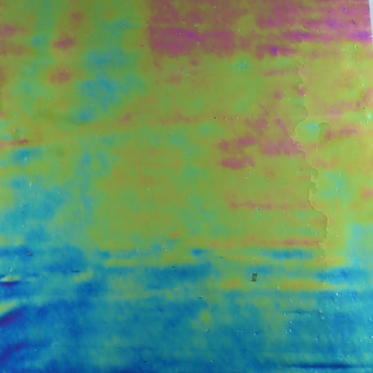 Glass Plate Dark Forest Iridised