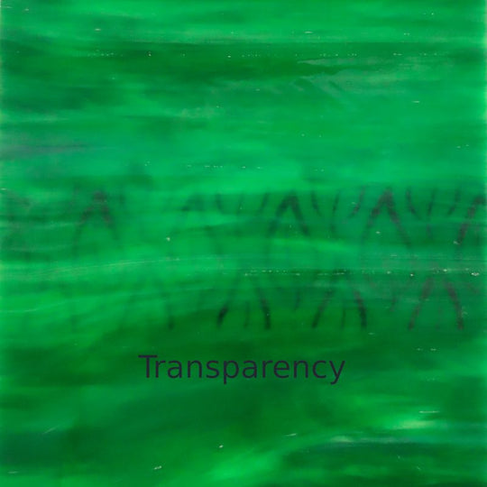 Glasplaat Half Groen Gestreept