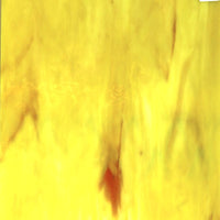 Glass Plate Intense Yellow