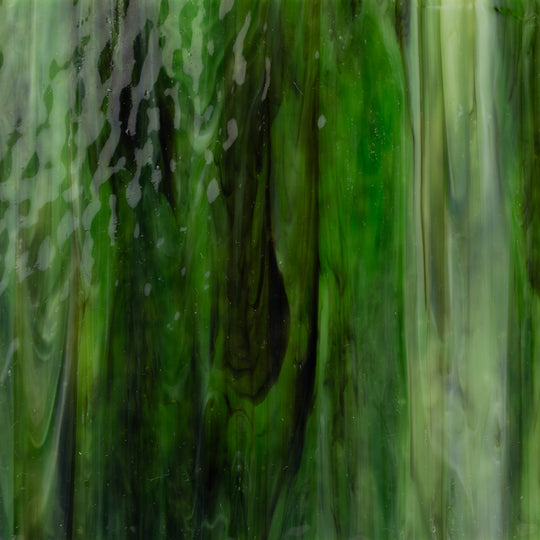 Glass Plate Evergreen Ripple