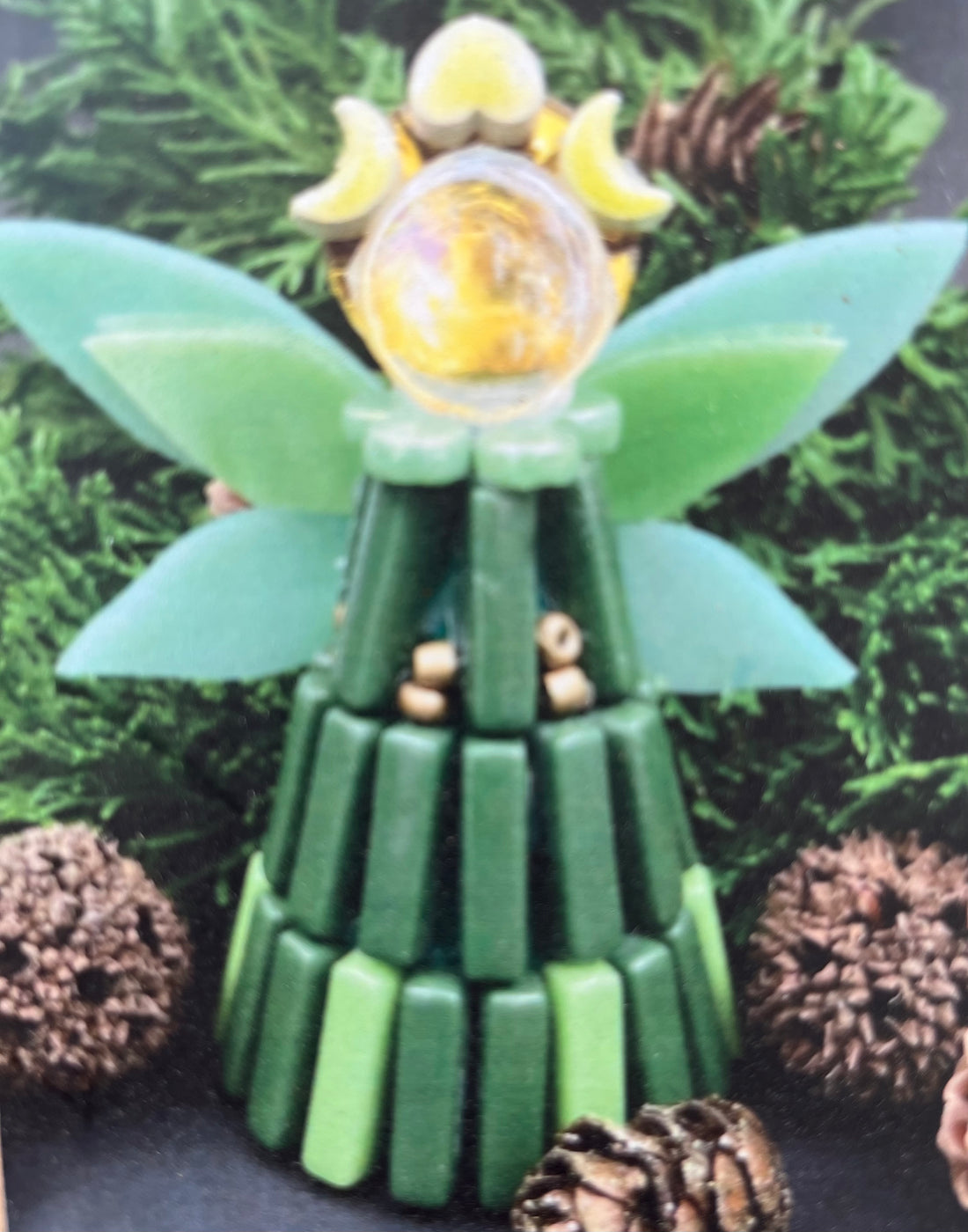 Christmas Angel Green (3 pieces)