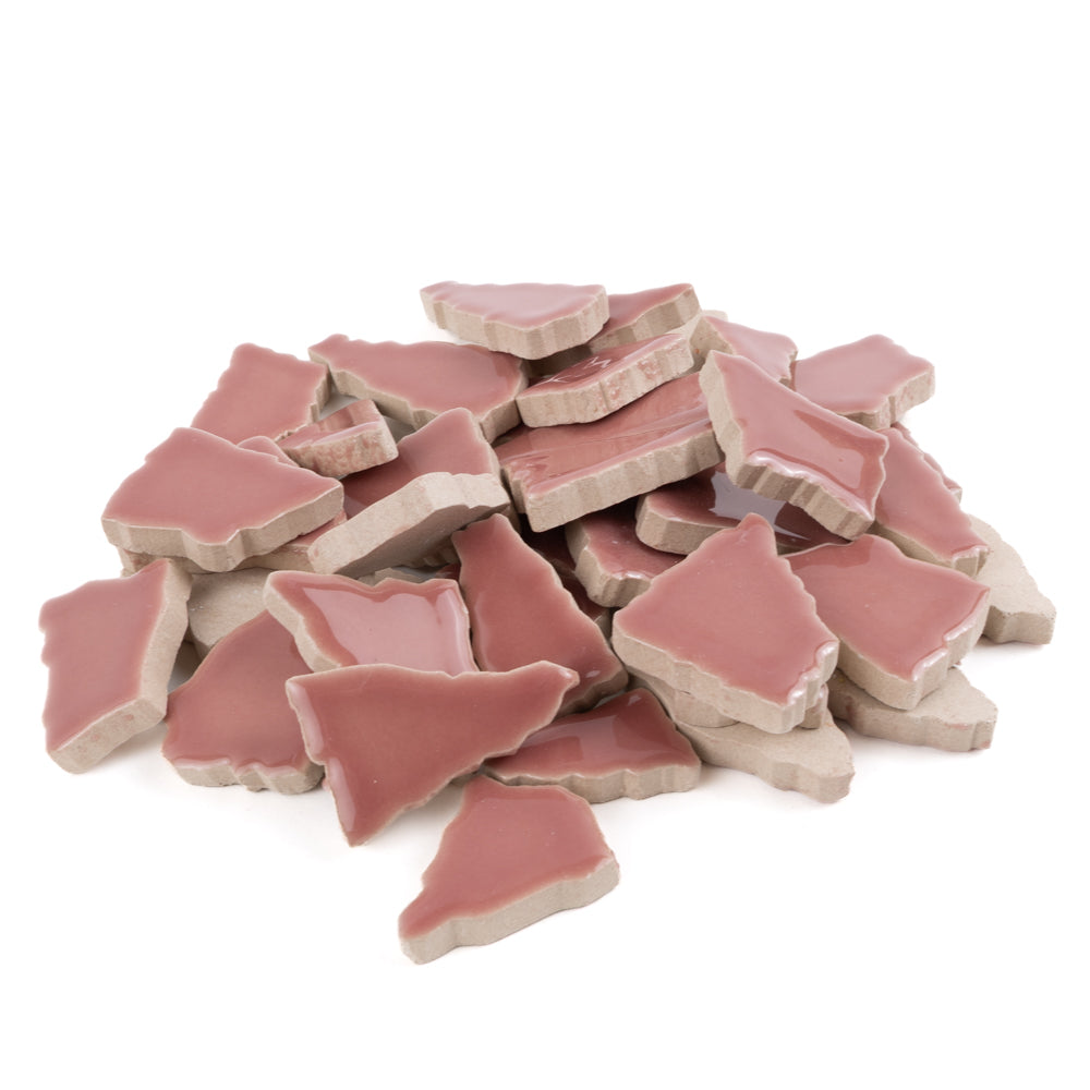 Keramik Mosaik Puzzle  Weiß
