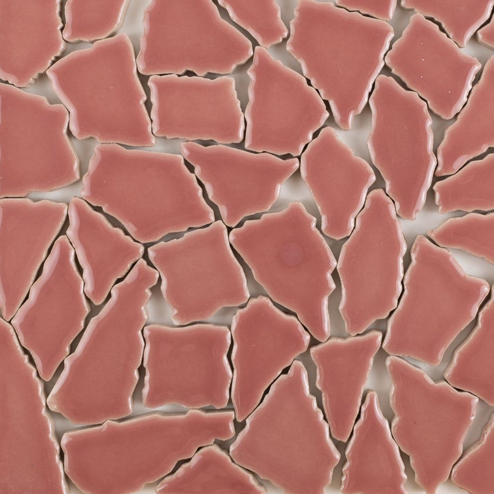 Keramik Mosaik Puzzle  Weiß