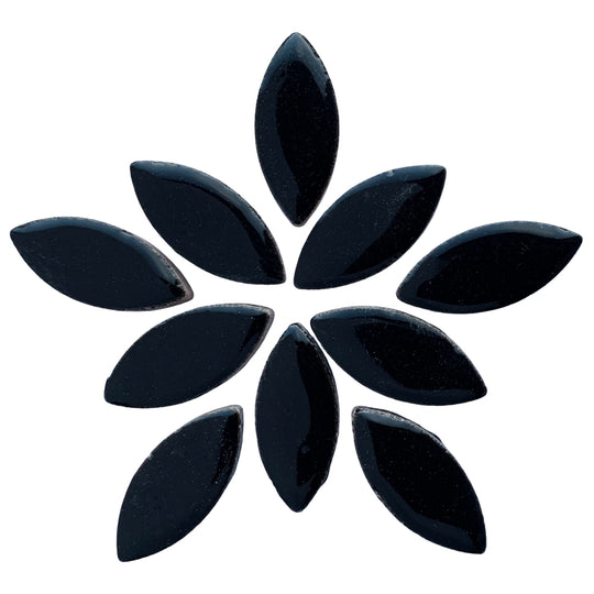 Ceramic Petals 25mm Black