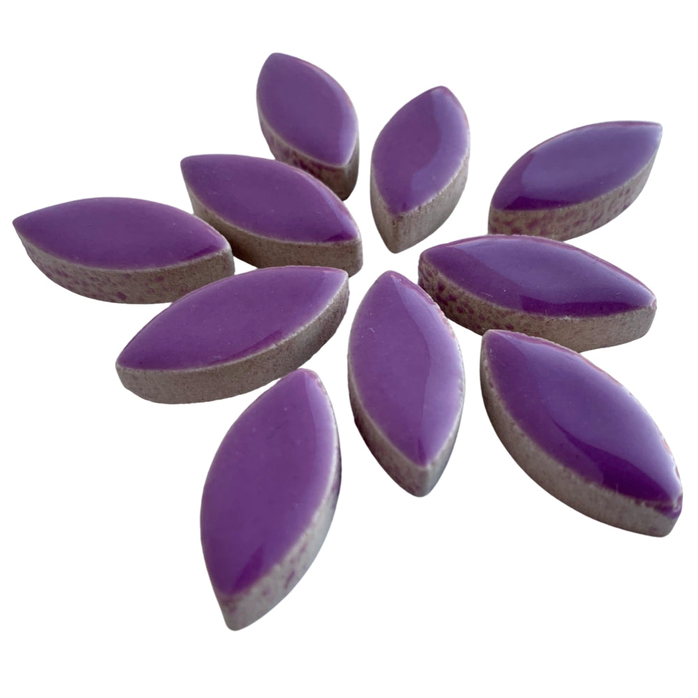 Ceramic Petals 25mm Purple