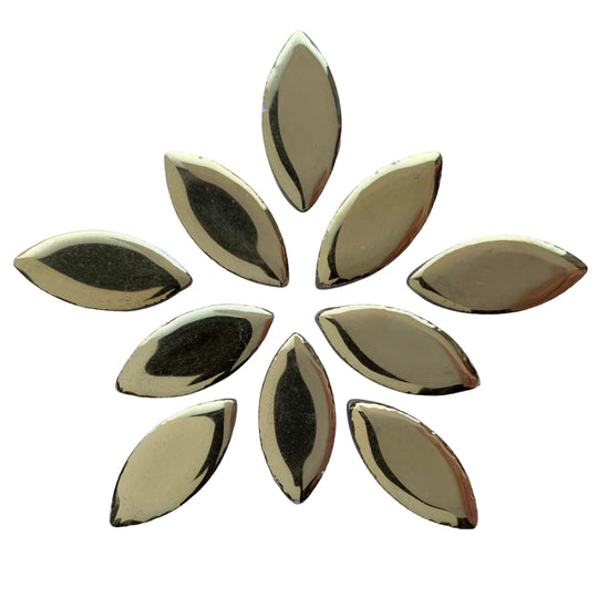 Ceramic Petals 25mm Gold