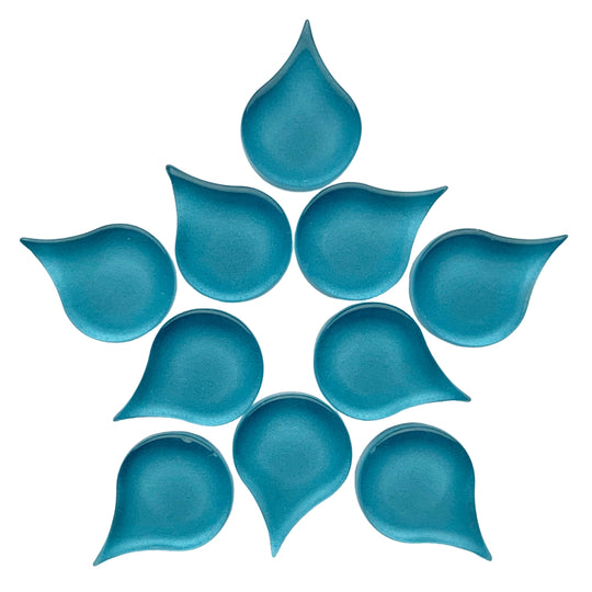 Regentropfen Türkis