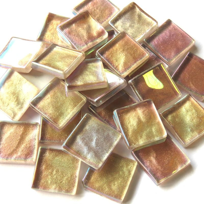 Crystal Golvend Iriserend 20mm Goudbes