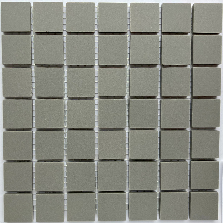 Winckelmans Ardoise – matt 20x20 mm mosaic tiles on mesh