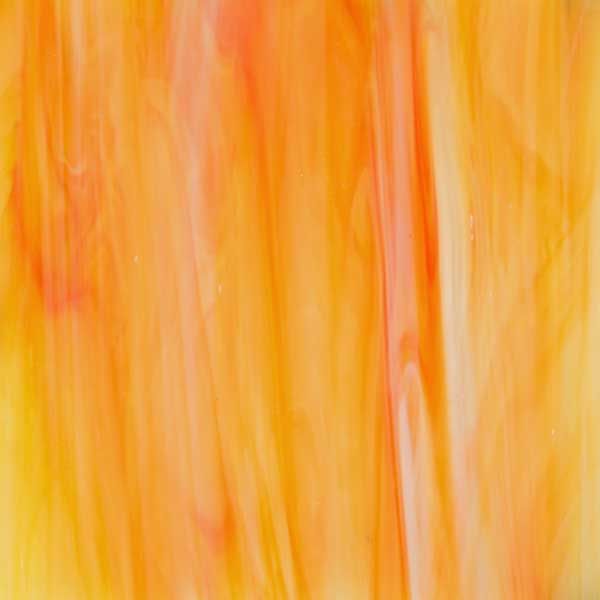 Glasplaat Oranje Geel Marmer