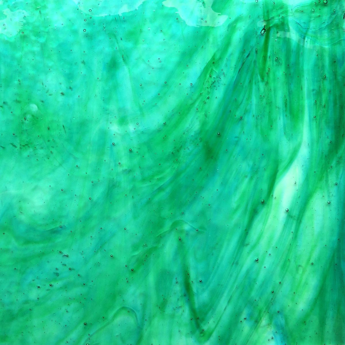Glass Plate Green Blue Lime