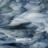 Glass Plate Black Jasper Swirl