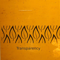 Glasplatte Bernstein