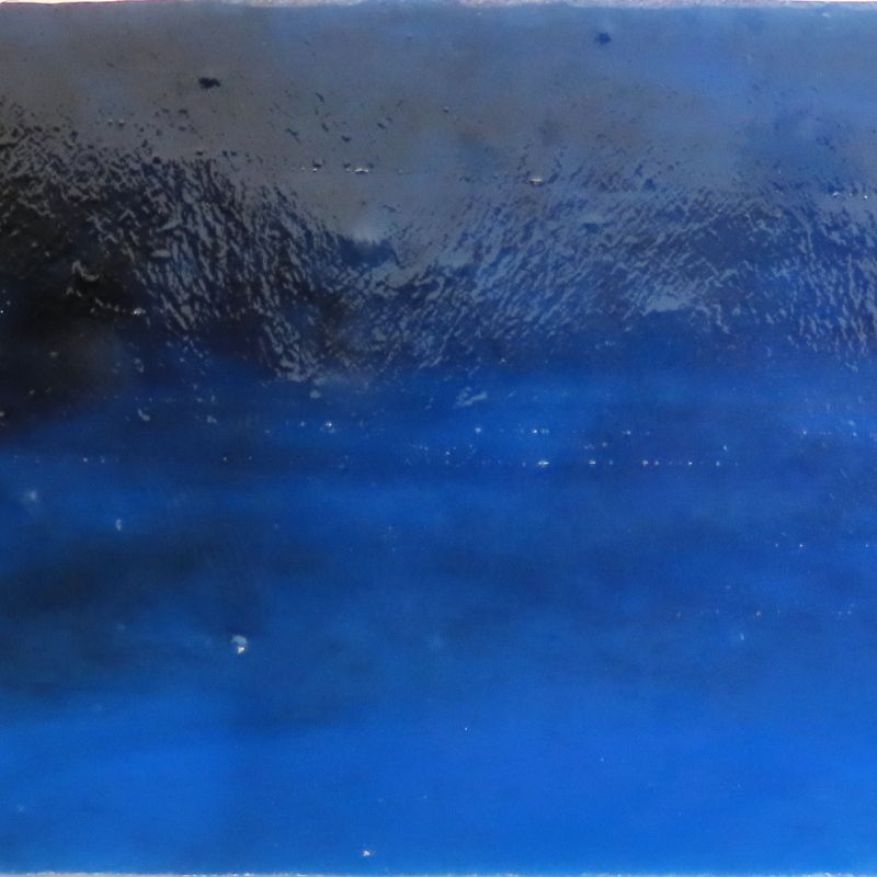 Glass Plate Deep Space Blue