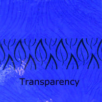 Glass Plate Cobalt Ripple