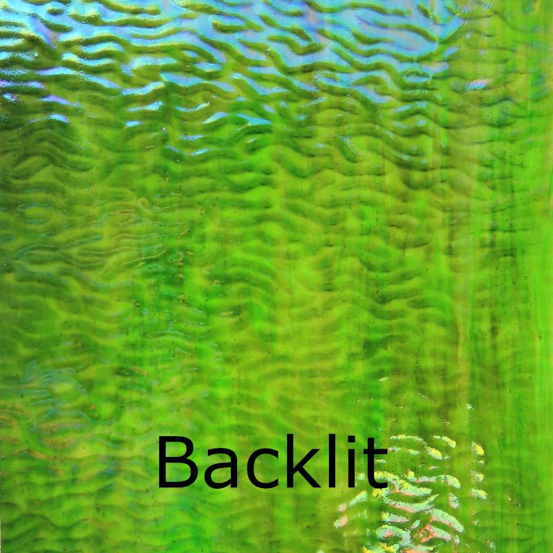 Glass Plate  Camouflage Wavy Iridescent