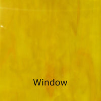 Glass Plate Intense Yellow